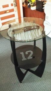 Bid on this custom-made Seattle Seahawks cocktail table at KDP's annual dinner auction on Sat., June 3, 2016!