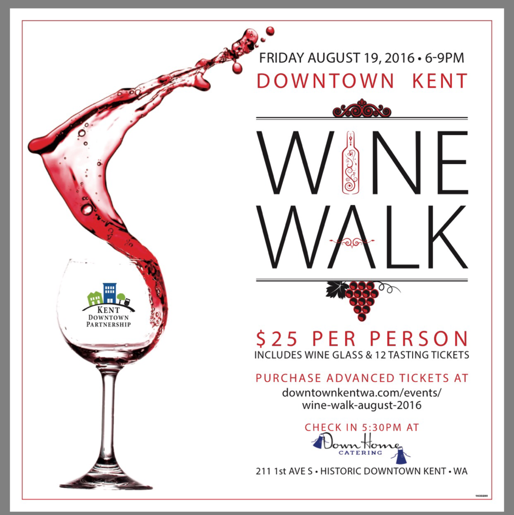 Things To Do in Kent: Wine Walk, Aug. 19, hosted by Kent Downtown Partnership