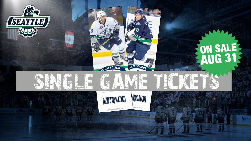 Seattle T-Birds Single-Game Hockey Tickets Now on Sale