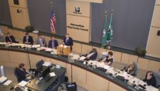 Dow Constantine presents the 2017-18 biennial budget to King County Council.