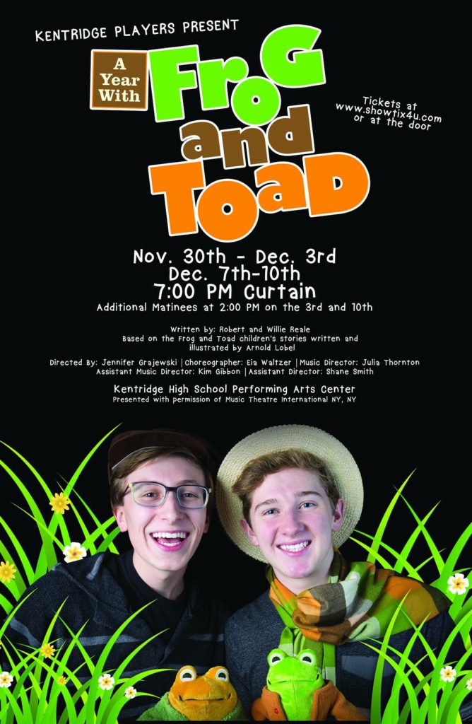 Kent Event: Kentridge HS Performs 'A Year with Frog and Toad'