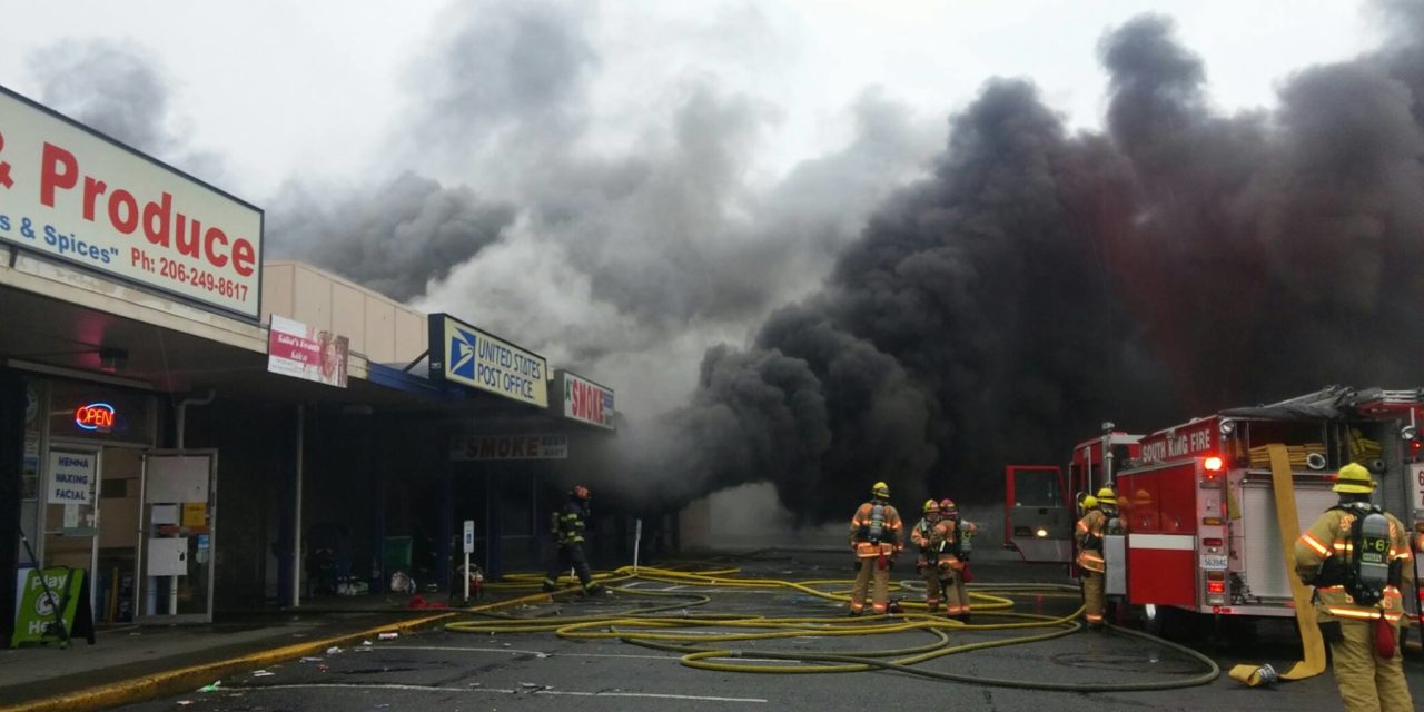 Three-Alarm Fire on Pacific Highway Damages 6 Businesses