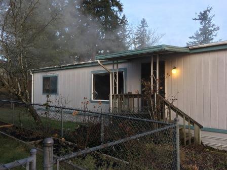 Man Rescued from Kent Mobile Home Fire