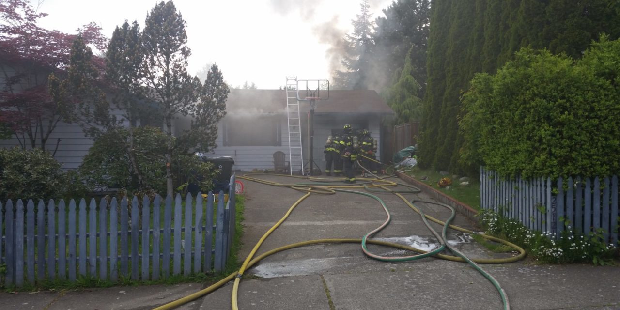 Firefighters Respond to Fire in Converted Garage on East Hill