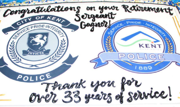 PHOTOS: Sgt. Joe Gagner retires from Kent Police after over 33 years of service