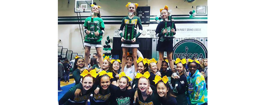 Meeker Middle School Cheerleading Team wins 2018 State Titles