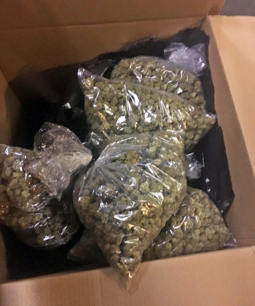 Marijuana from box