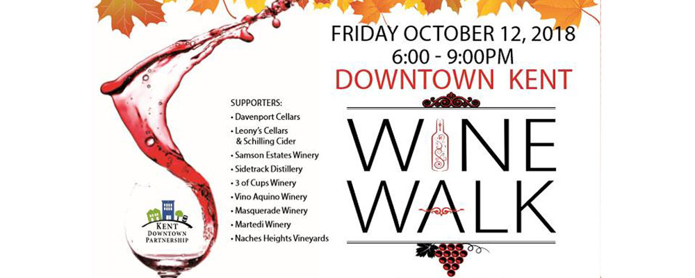REMINDER: Kent Downtown Partnership’s Wine Walk is this Friday!