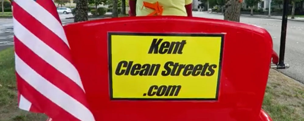 VIDEO: For cleaning up Kent, Tom Burkley is a hero