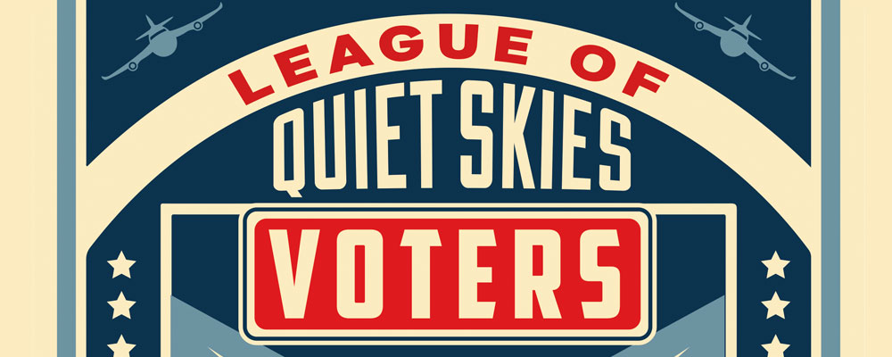 Citizen activists launch new ‘League of Quiet Skies Voters’ group