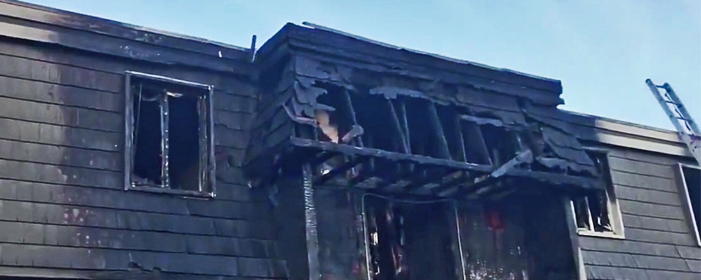 Two-alarm fire displaces 18 in apartment fire Sunday