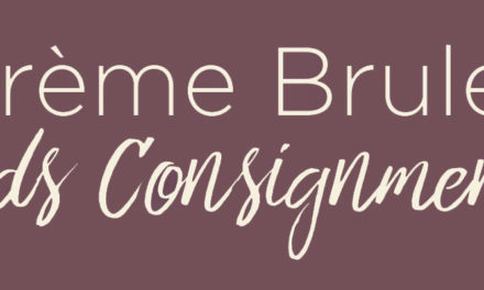 Only two days until Creme Bruleé Kids Giant Consignment Sale
