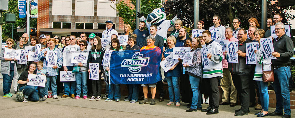 Flag Raising for Seattle Thunderbirds new season will be this Friday