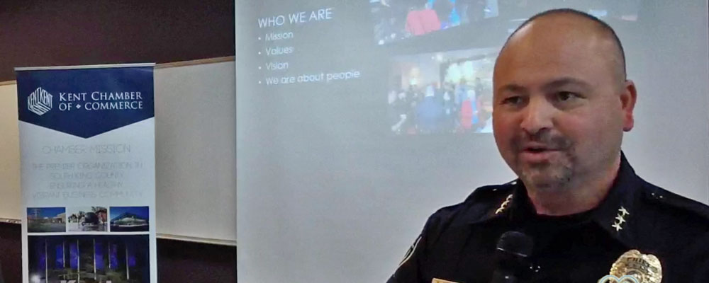 VIDEO: Police Chief gives update on crime, disputes with King Co. Prosecutor