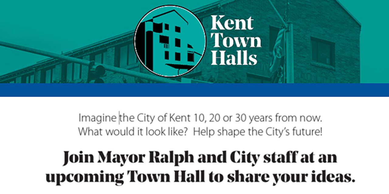 REMINDER: Final Kent Town Hall will be this Thursday, Oct. 24