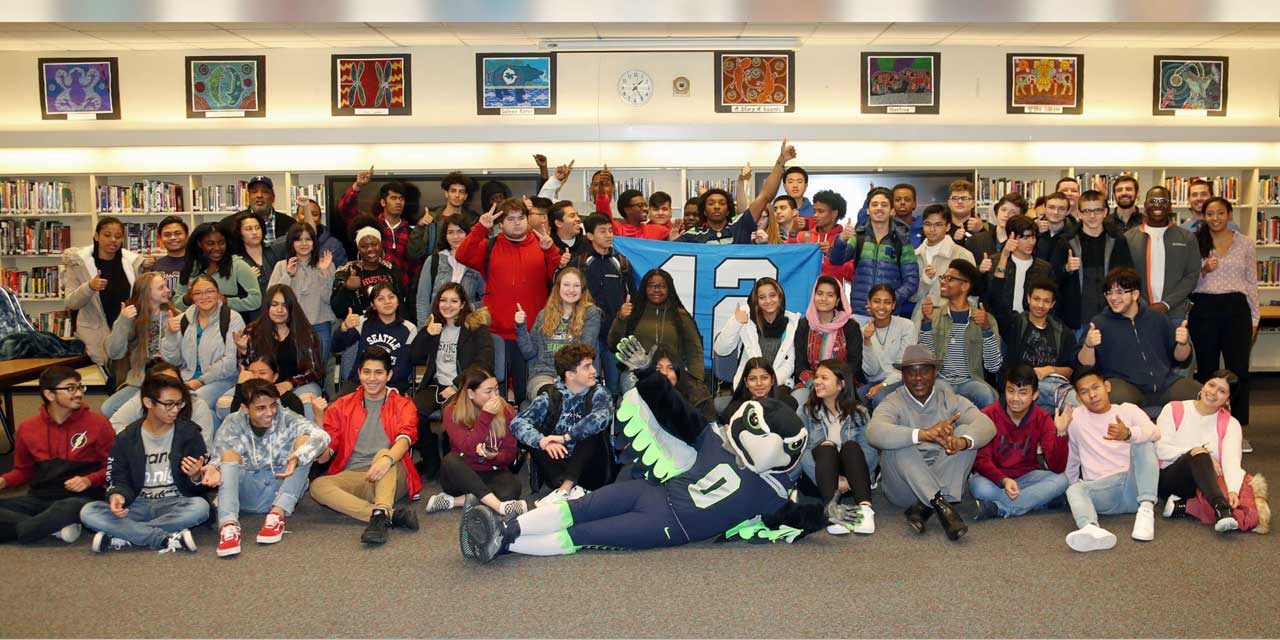 Seahawks help launch African-American History course at Kent-Meridian High School