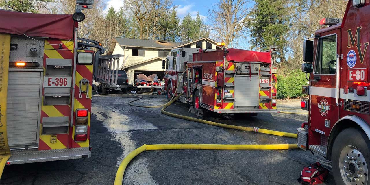 Fire burns attic in house in Kent Thursday afternoon