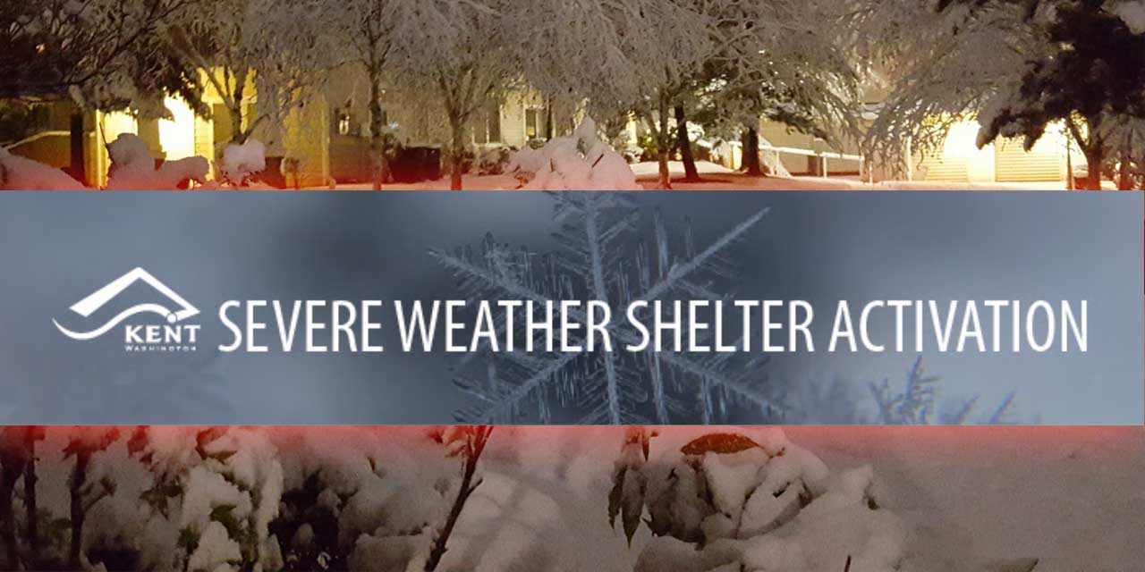 Kent Severe Weather Shelter will be open Jan. 13 & 14