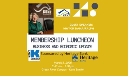 Mayor Ralph will give Business & Economic Update at Kent Chamber luncheon Mar. 5