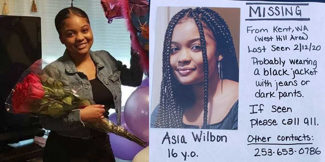MISSING: 16-year-old Asia Wilbon is missing out of Kent