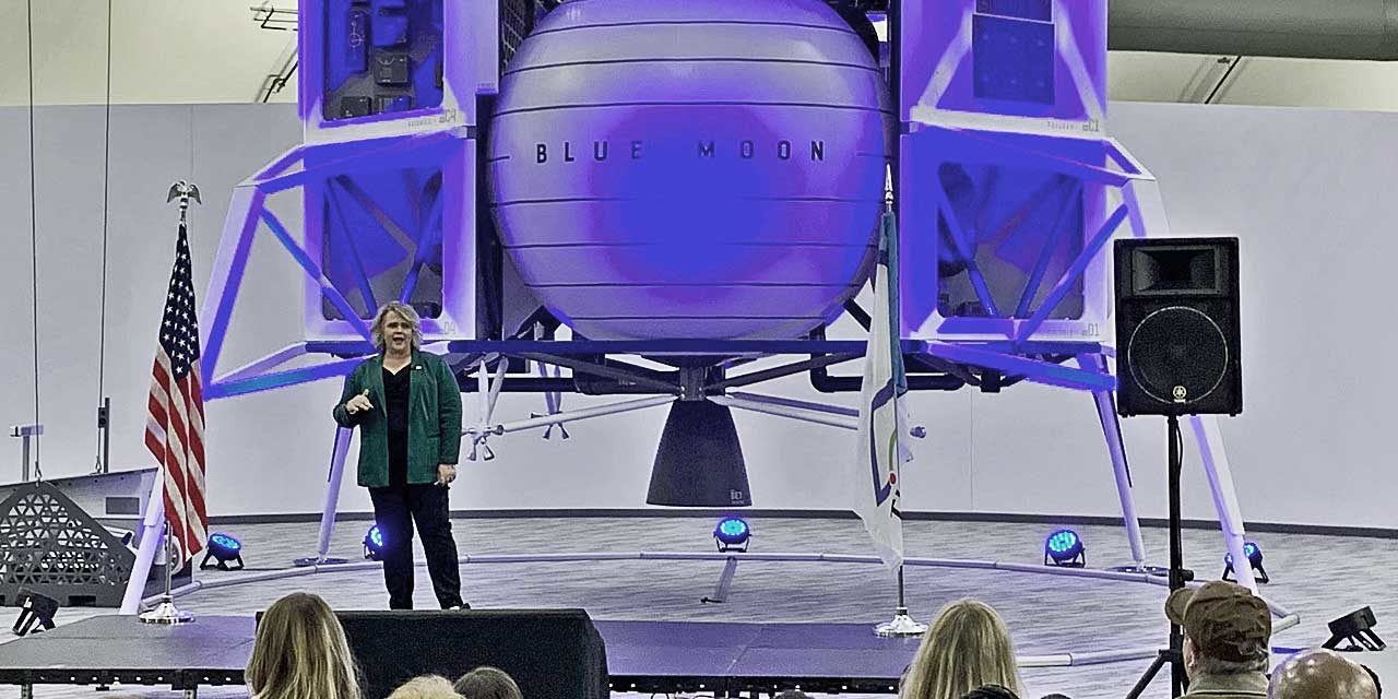 VIDEO: In front of ‘Blue Moon’ lunar rover, Mayor Dana Ralph gives ‘State of the City’ address