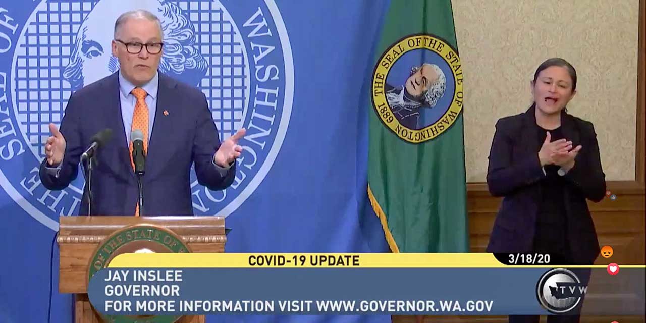 Gov. Inslee announces relief for businesses, workers, renters & more in response to COVID-19