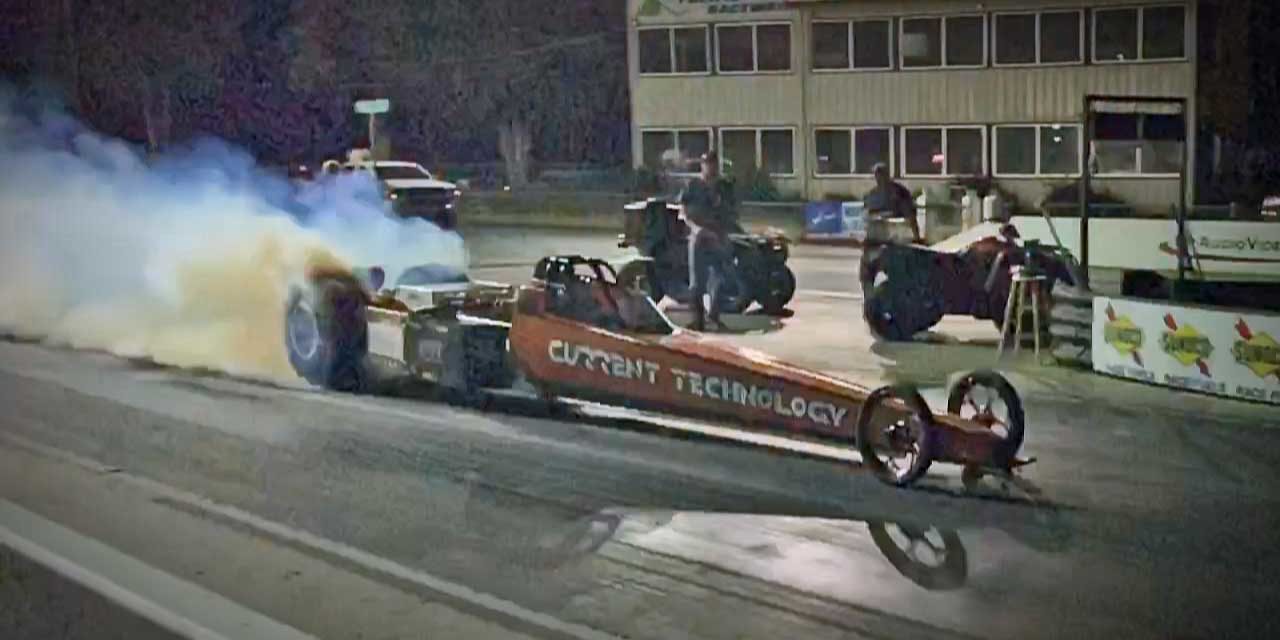 Local racer Steve Huff sets new World Record in electric dragster at Kent’s Pacific Raceways