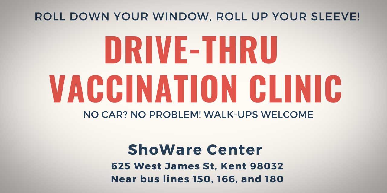 UPDATE: FREE vaccine clinic for kids at ShoWare Center moved to Sat., Oct. 17