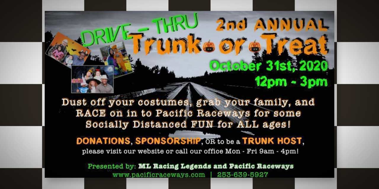 Halloween is ON with a safe ‘Trunk or Treat’ at Pacific Raceways in Kent on Halloween