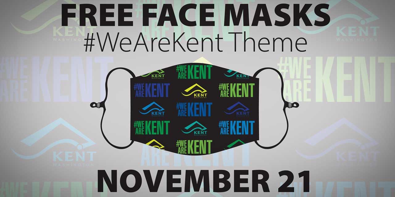 REMINDER: City distributing FREE #WeAreKent Face Masks this Saturday