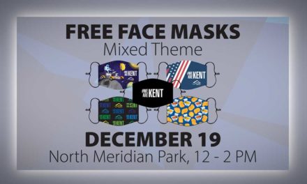 City of Kent distributing more free Face Masks at North Meridian Park on Sat., Dec. 19