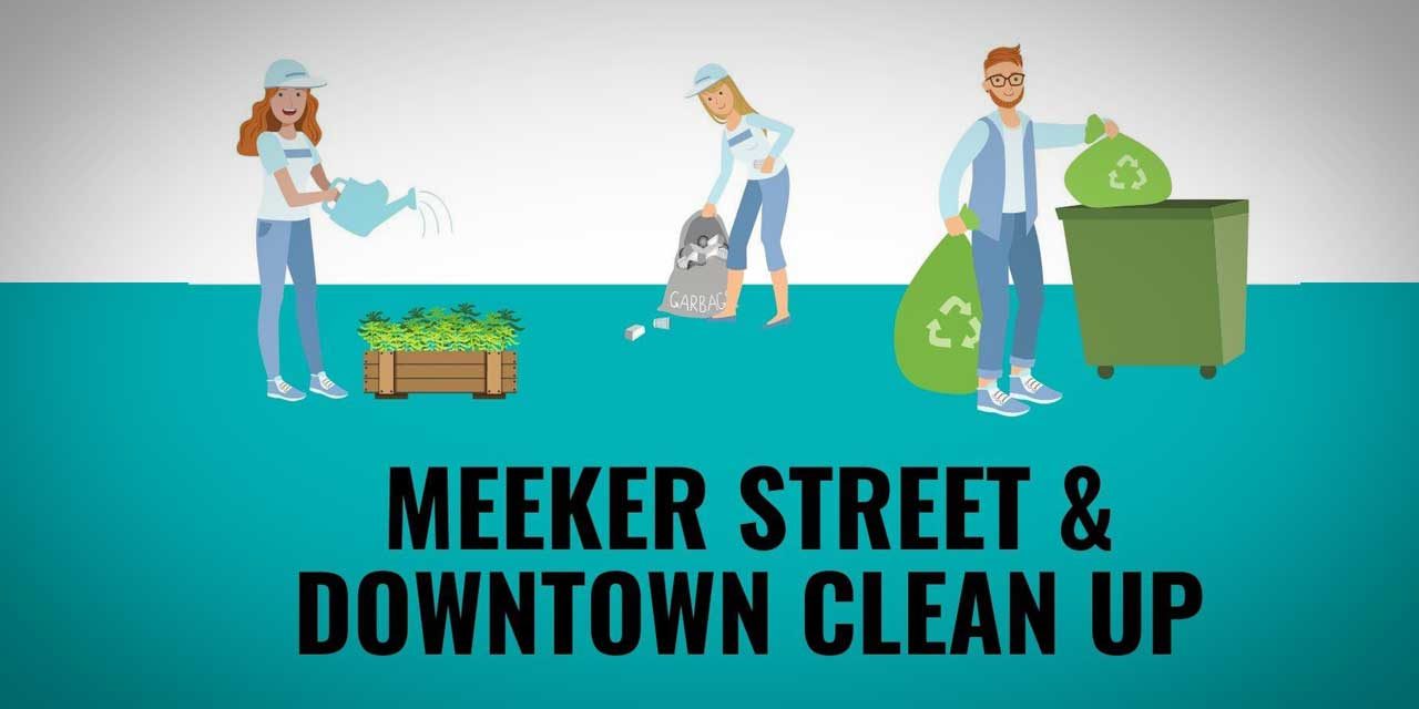 Volunteers needed for Meeker Street & Downtown Clean Up on Saturday, Feb. 6