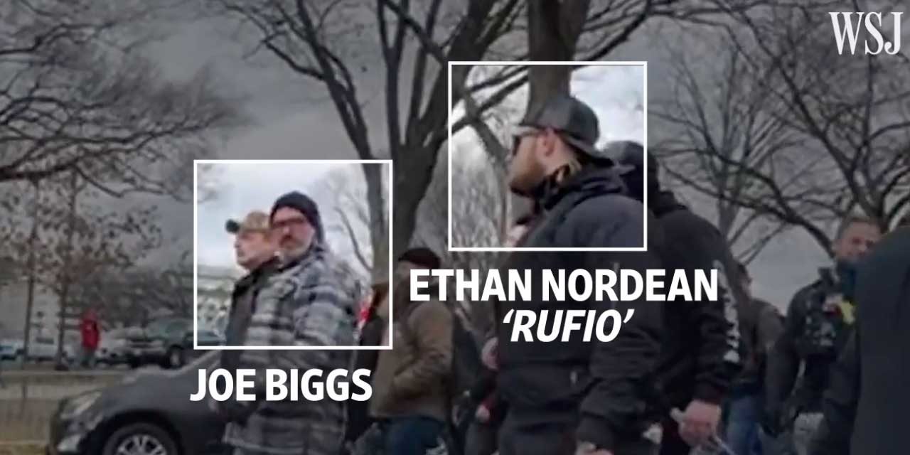Wall Street Journal video shows Proud Boy Ethan Nordean involved in Jan. 6 insurrection