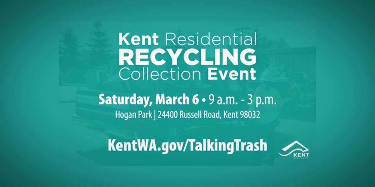 Free Recycling Event will be at Hogan Park on Saturday, Mar. 6