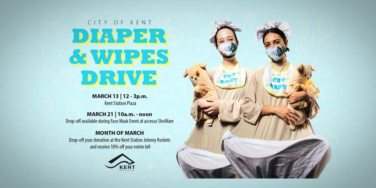 ‘Do the Right Thing’ and donate diapers and wipes for families in Kent in March