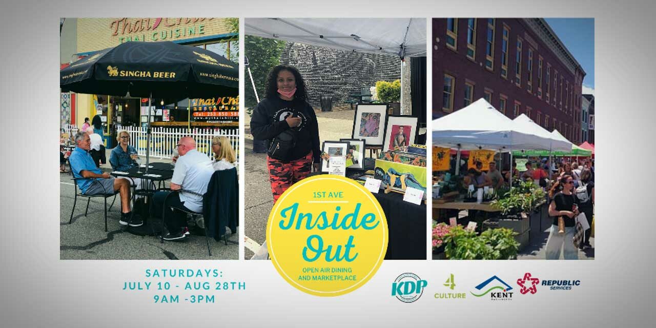 Inside OUT – Open Air Dining & Marketplace will be Saturdays from July 10 – Aug. 28