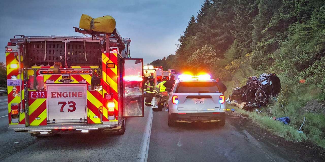Two-vehicle serious injury wreck on I-5 in Kent sends one to Harborview Thursday morning