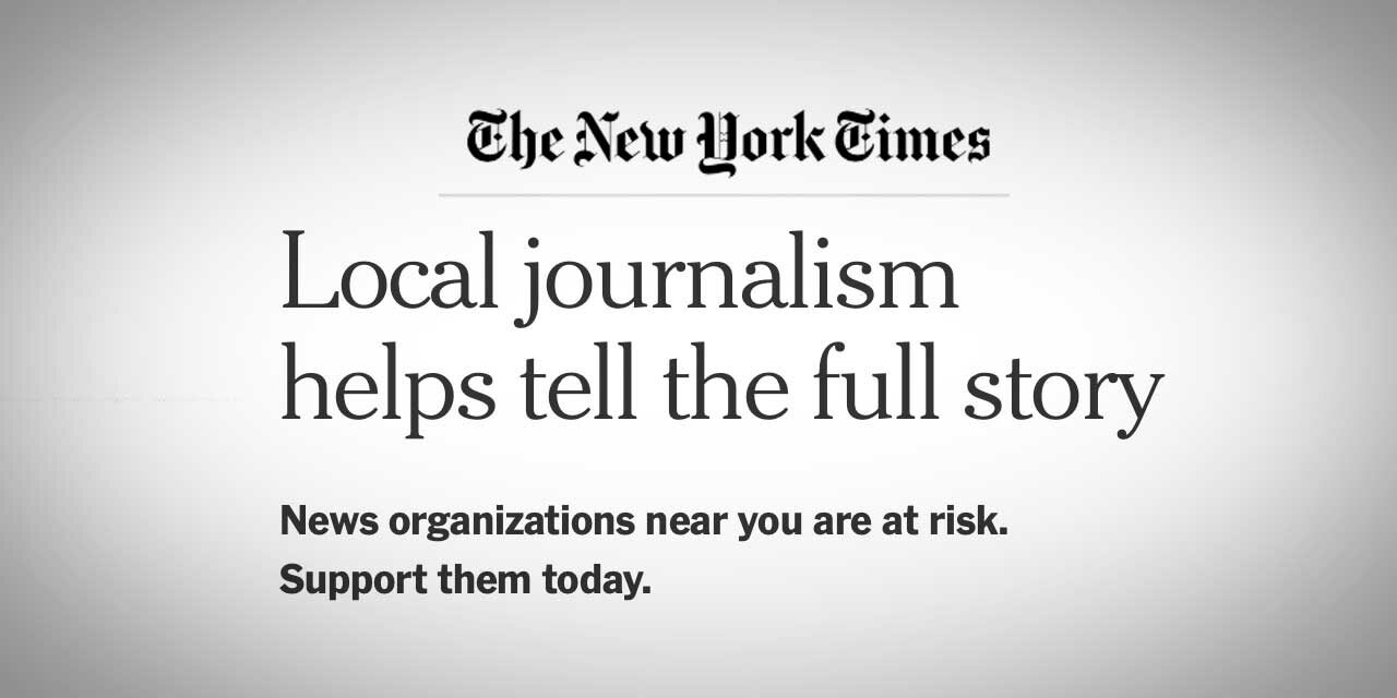 Help support local Journalism on World Press Freedom Day