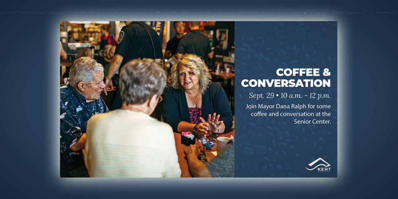 Kent Mayor Dana Ralph holding ‘Coffee and Conversation’ on Wed., Sept. 29