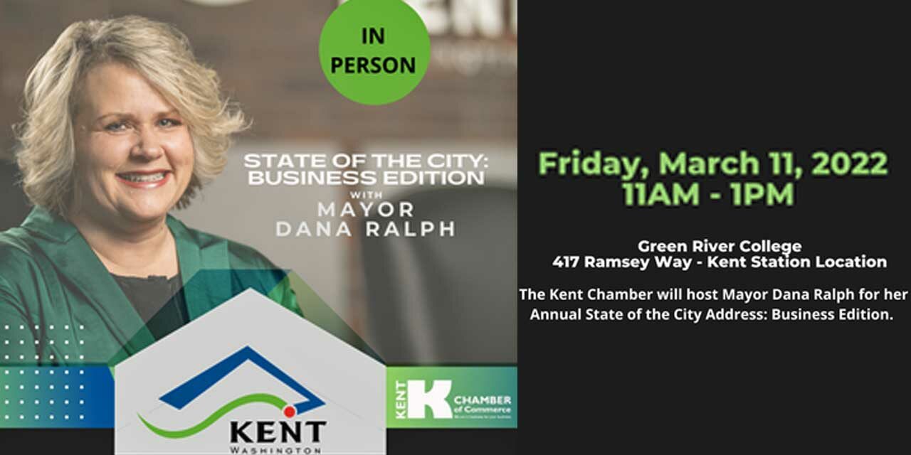 Mayor will give ‘State of the City: Business Edition’ at Kent Chamber luncheon Mar. 11