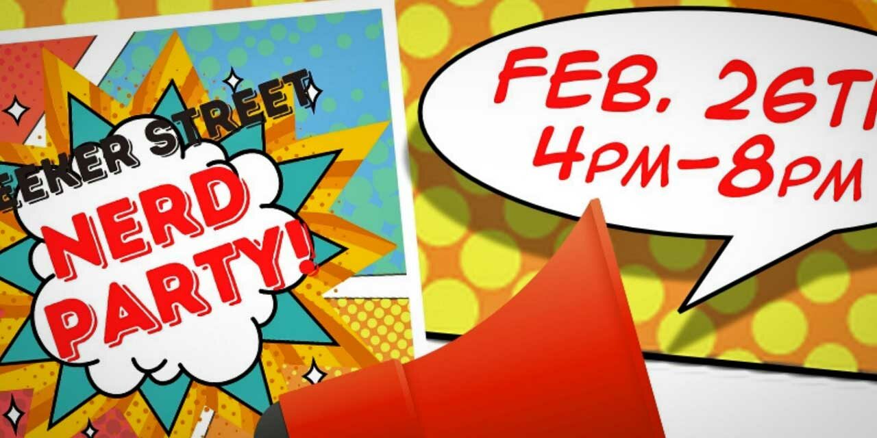 Schedule for Feb. 26 ‘Meeker Street Nerd Party’ released