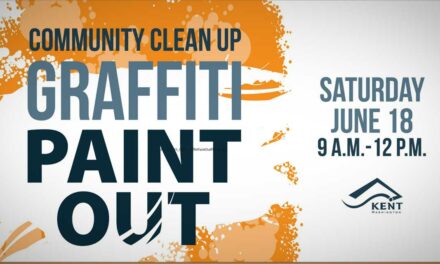 Kent Community Clean Up & Paint Out Graffiti event will be Saturday, June 18