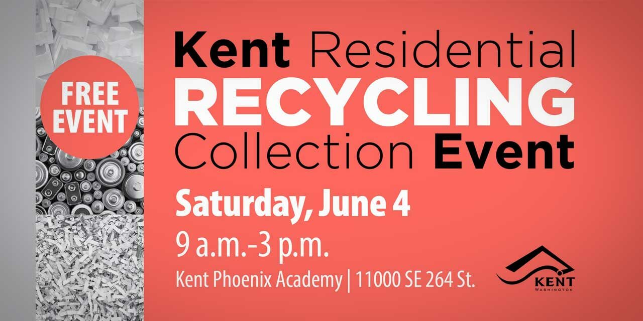 Recycling Event will be this Saturday, June 4 at Kent Phoenix Academy