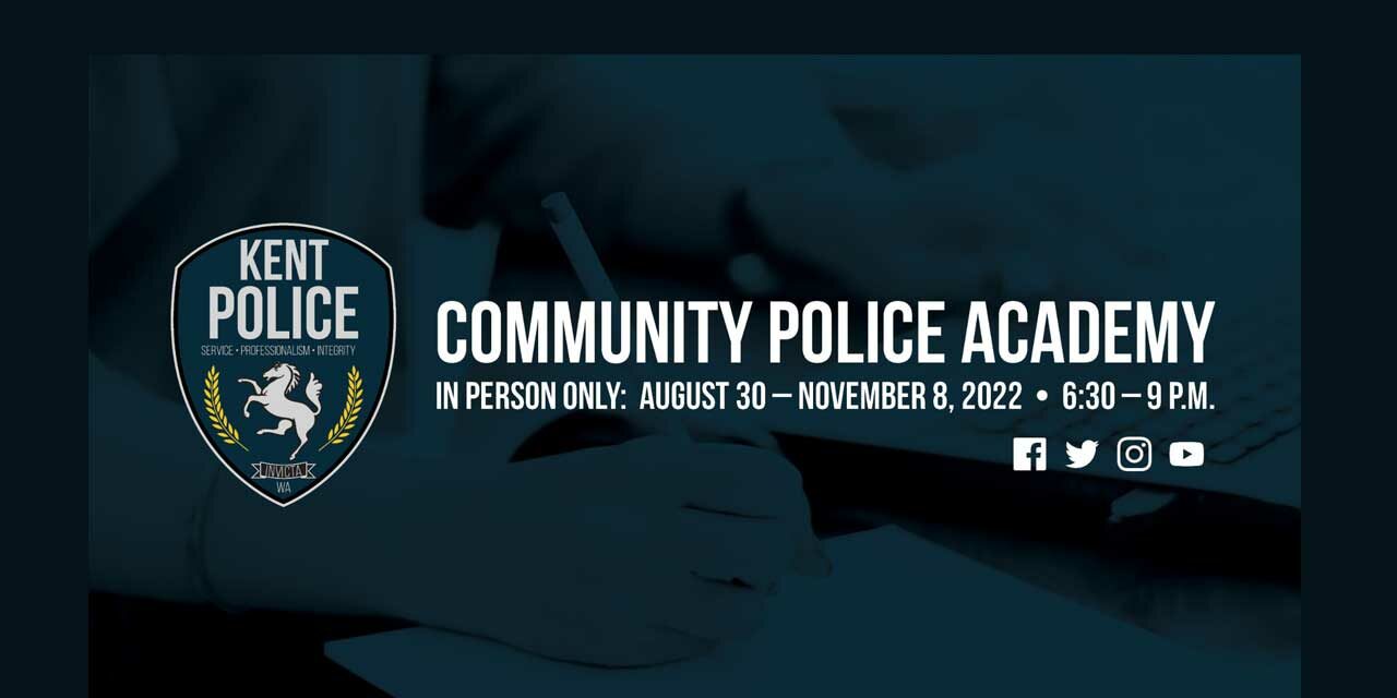 Registration now open for fall Kent PD Community Police Academy