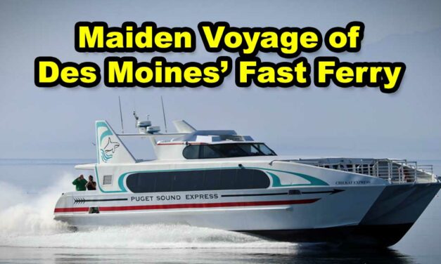 VIDEO: Watch highlights from the maiden voyage of the Des Moines Fast Ferry