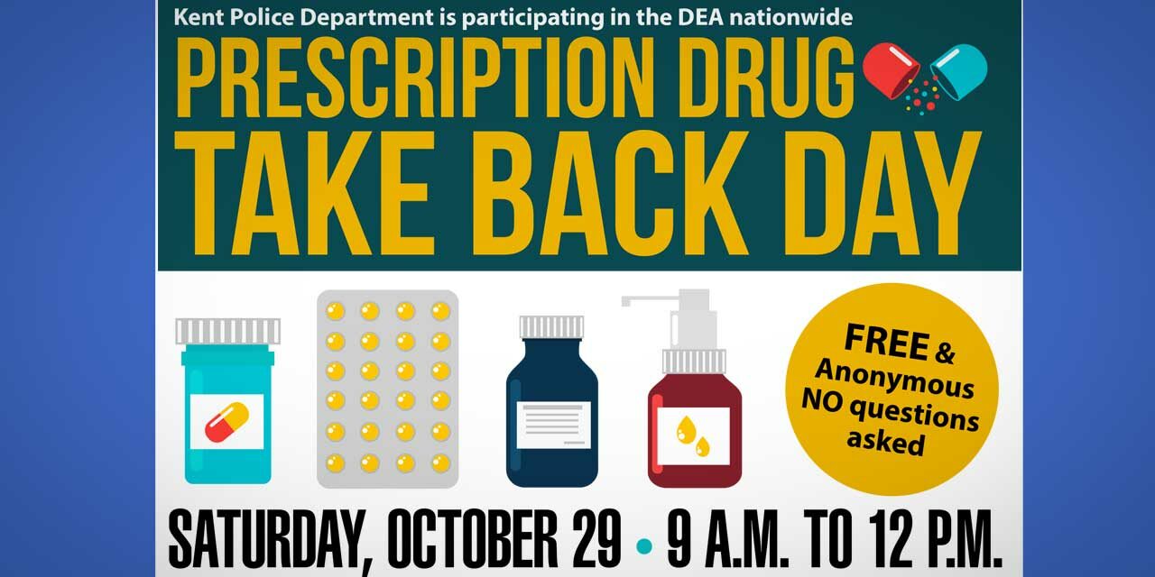 Prescription Drug Take Back Day will be Saturday, Oct. 29