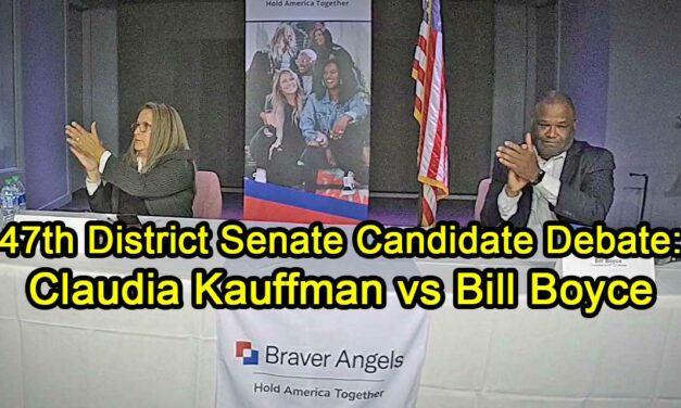 VIDEO: Watch 47th District Senate candidates Boyce & Kauffman debate