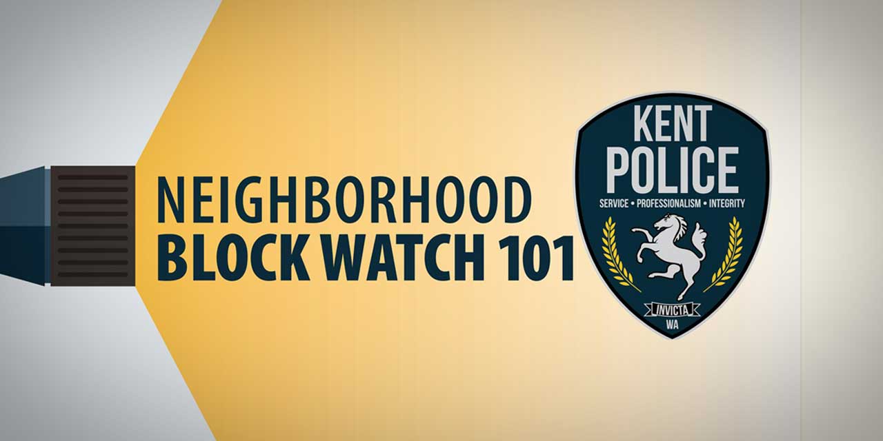 Kent Police hosting Block Watch meeting to discuss crime prevention ...