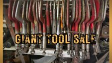 GIANT TOOL SALE will be Friday, Sept. 15 and Saturday, Sept. 16