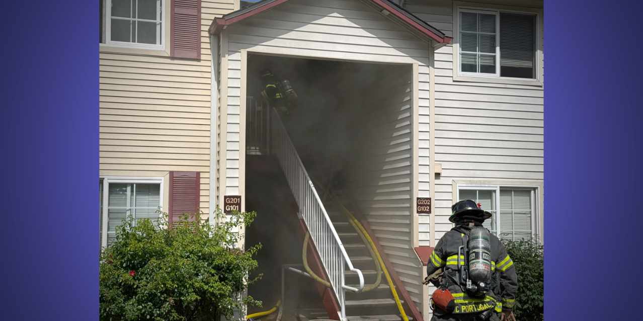 One sent to hospital after apartment fire in Kent Tuesday morning ...